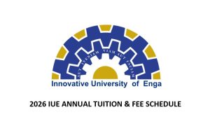 IUE 2026 Fee Structure